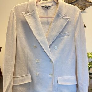 Lauren Ralph Lauren 100% Cotton Blazer Jacket Large Double Breasted